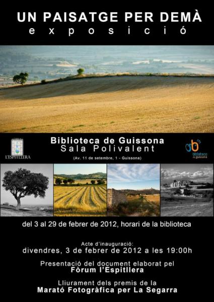 exposició fotogràfica un paisatge per demà