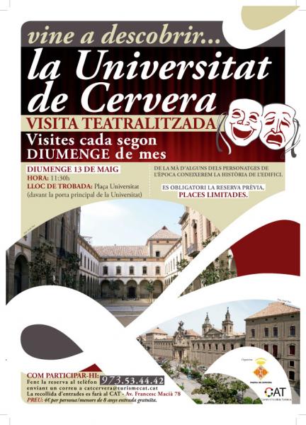 Visites teatralitzades universitat de Cervera