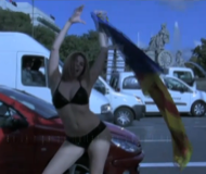 clip de Maria Lapiedra de suport a Laporta