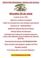 cartell festa escola en català