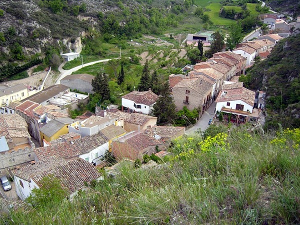  vista del poble des del castell  Castellfollit de Riubregòs - 