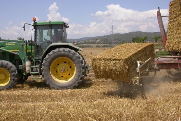 5 de Juliol de 2010 Recollida automàtica de bales  Torà -  Ramon Sunyer