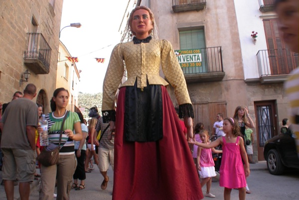 28 de Agost de 2010 Els gegants, la Bonica  Torà -  Ramon Sunyer