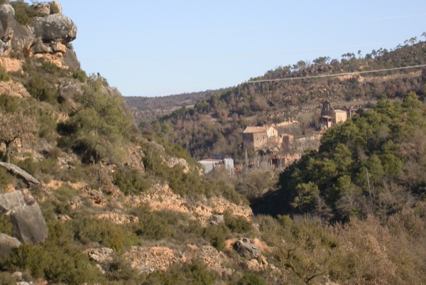 25.12.2010 vista des de la muntanya de l'aguda  Fontanet -  Ramon Sunyer