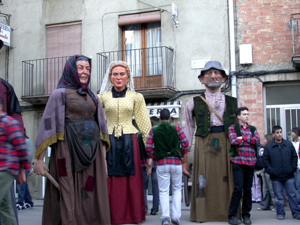 18 de Febrer de 2006 Detall dels gegants  Torà -  Ramon Sunyer