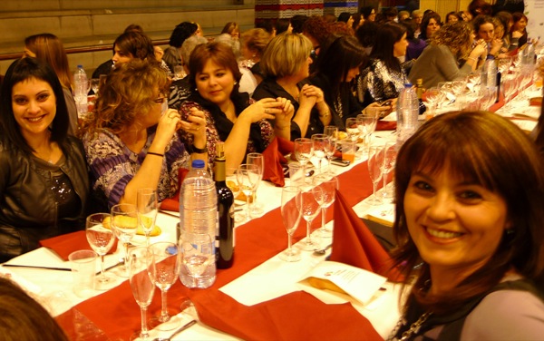 5 de Febrer de 2011 Les taules del sopar de Santa Àgueda del 2011  Torà -  Marta