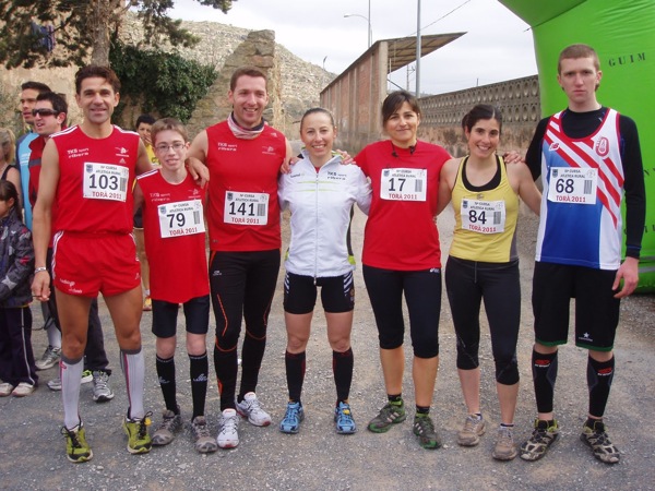 24 de Març de 2011 Participants a la 4 cursa atlètica de Torà  Torà -  Fondistes del Solsonès