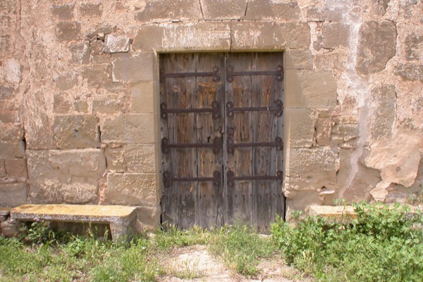 12.6.2011 detall de la porta de l'església de sant serni  Sant Serni -  Ramon Sunyer