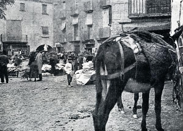 10.11.1914 Fira de sant Andreu a la plaça del Vall (1914)  Torà - 