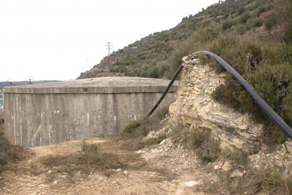 27 de Desembre de 2011 El dipòsit d'aigua potable  L'Aguda -  Ramon Sunyer