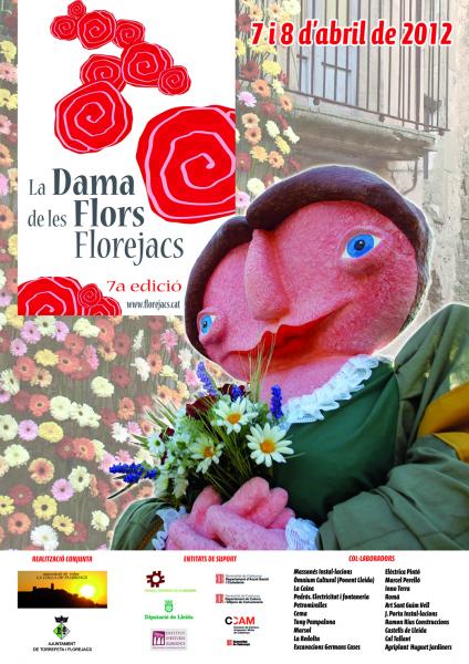 12 de Març de 2012 Cartell de la Fira de la flor 2012  Florejacs - 