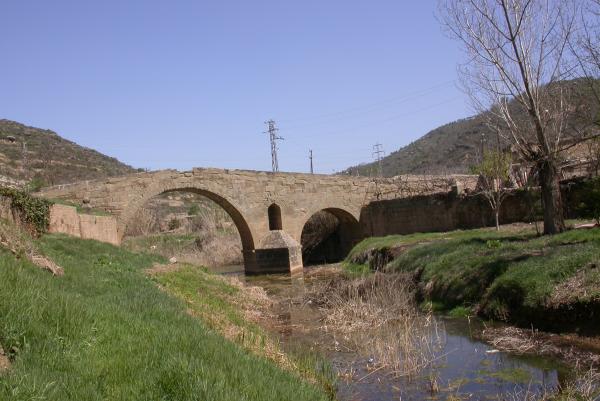 10 de Abril de 2012 El Pont de les Merites a la primavera  Torà -  Ramon Sunyer