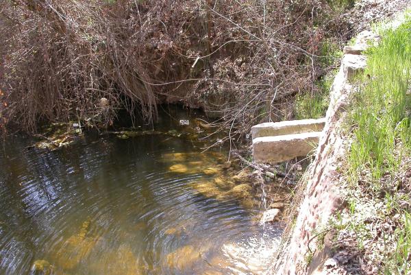 10 de Abril de 2012 l'aigua de la Font va a parar al riu Llanera  Torà -  Ramon Sunyer