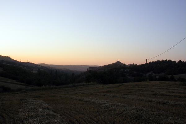 9 de Juliol de 2012 posta de sol segarrenca  Calonge de Segarra -  ramon sunyer