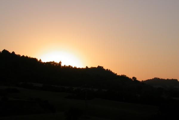 9 de Juliol de 2012 posta de sol segarrenca  Calonge de Segarra -  ramon sunyer