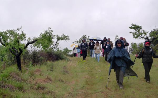 28 de Abril de 2013 La pluja acompanyarà tota la caminada  Torà -  Xavi