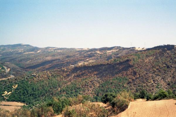 18 de Setembre de 1998 Vistes de la serra de Claret  L'Aguda -  Ramon Sunyer