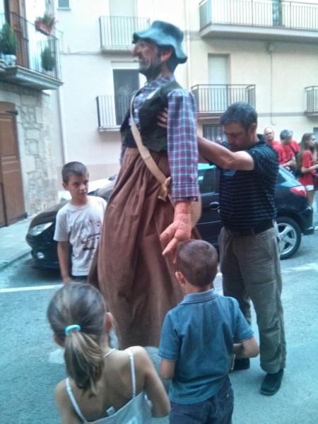 1 de Setembre de 2013 Cercavila amb els gegants  Torà -  Ramon Sunyer