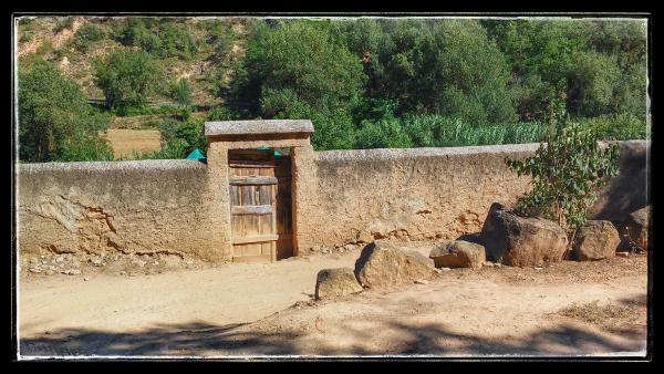 14 de Agost de 2014 detall de porta  Torà -  Ramon Sunyer