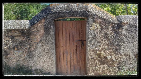 14 de Agost de 2014 detall de porta  Torà -  Ramon Sunyer