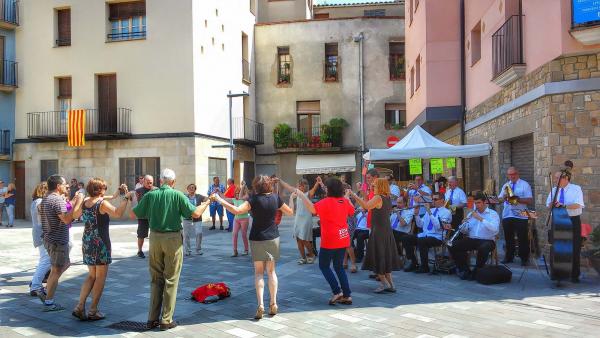 31 de Agost de 2014 Ballada de Sardanes amb la Cobla Municipal de Lleida  -  Ramon Sunyer