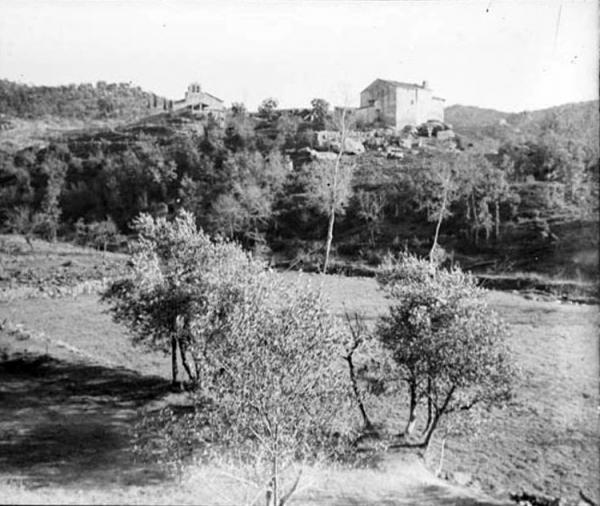 19 de Setembre de 1912 El poble de Fontanet i l'església de Sant Miquel  Fontanet -  Cèsar August Torras