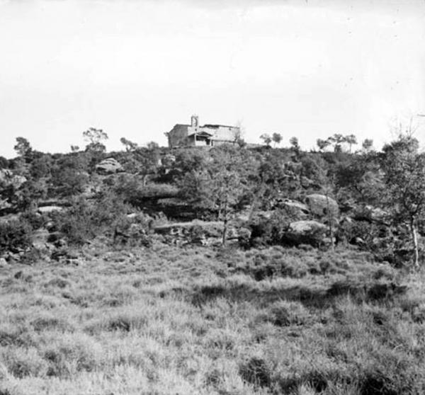 19 de Setembre de 1912 L'església de Santa Maria de Vallferosa des de la rodalia  Vallferosa -  Cèsar August Torras