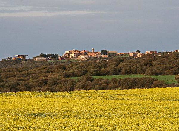 18.4.2014 Panoràmica del poble  Coscó - 