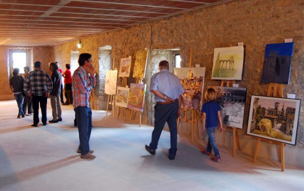 31 de Maig de 2015 exposició pintura ràpida  Pinós -  Ramon Sunyer