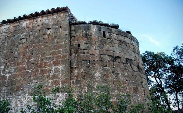 21 de Agost de 2015 Ermita Sant Salvador del Coll, absis  L'Aguda -  Ramon Sunyer