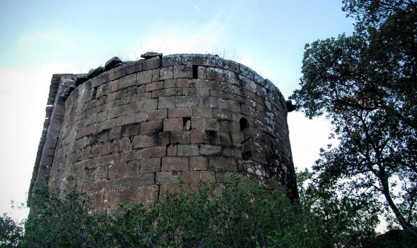 21 de Agost de 2015 Ermita Sant Salvador del Coll, absis  L'Aguda -  Ramon Sunyer