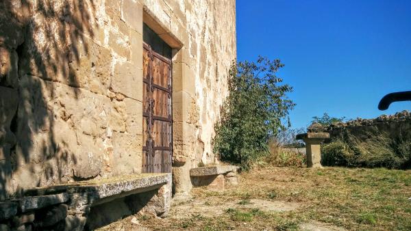 11 de Octubre de 2015 Entrada a l'església  Sant Serni -  Ramon Sunyer