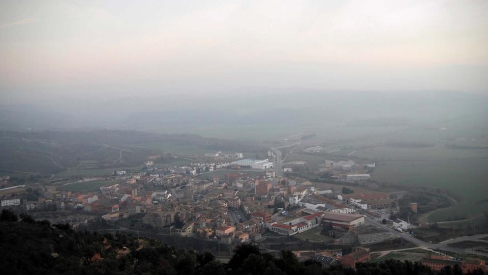 30.12.2015 vista del poble  Torà -  Ramon Sunyer