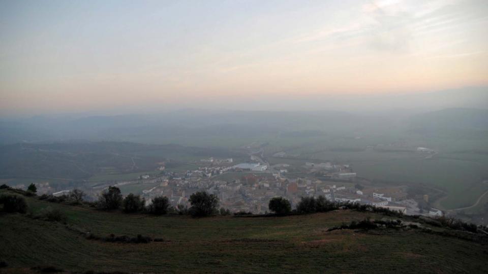 30.12.2015 vista del poble  Torà -  Ramon Sunyer