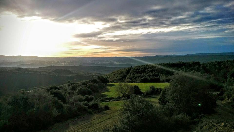 10 de Gener de 2016 paisatge  Vallferosa -  Ramon Sunyer