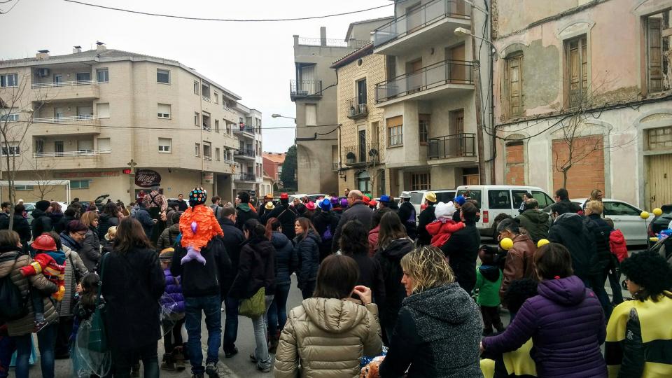 30.1.2016 Rua infantil amb Batucada Shangó  Torà -  Ramon Sunyer