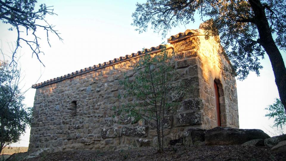 13 de Agost de 2015 Capella de Sant Pere del Soler Romànic Segle XII-XVII  Fontanet -  Ramon Sunyer