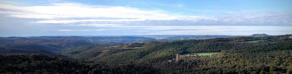 10 de Gener de 2016 panoràmica de la torre  Vallferosa -  Ramon Sunyer
