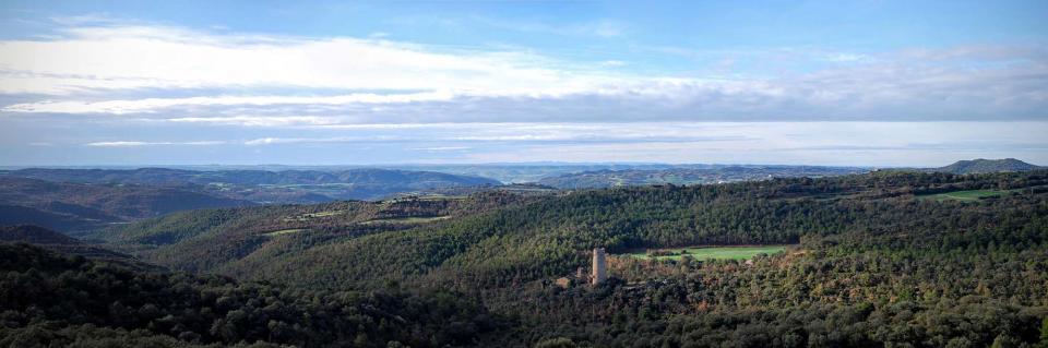 10 de Gener de 2016 panoràmica de la torre  Vallferosa -  Ramon Sunyer