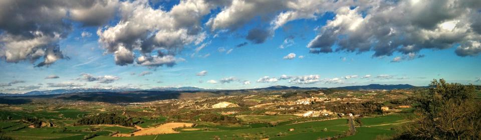 9 de Febrer de 2016 panoràmica de la vall  Ivorra -  Ramon Sunyer