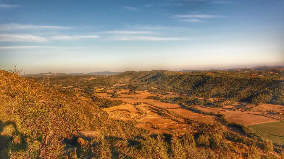 2 de Setembre de 2014 La vall de Cellers des de sant Donat  Fontanet -  Ramon Sunyer