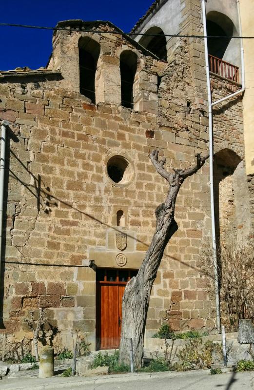 22.2.2015 Església Santa Maria   Vilanova de l'Aguda -  Ramon Sunyer