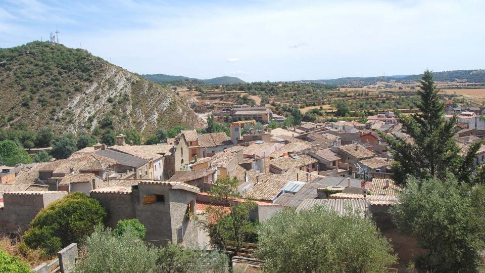16.08.2016 vista des del castell  Sanaüja -  Ramon Sunyer