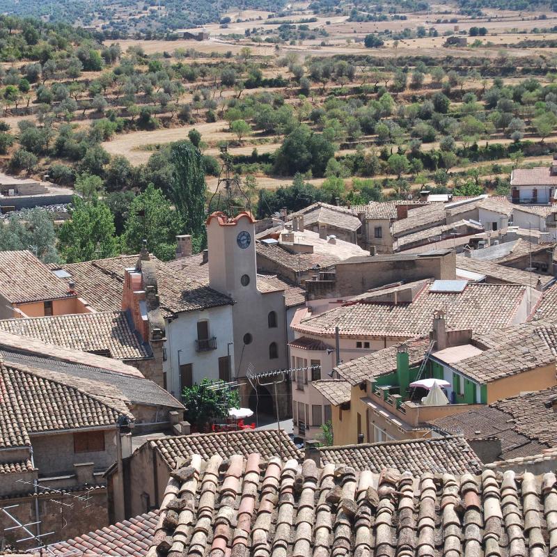 16 de Agost de 2016 vista des del castell  Sanaüja -  Ramon Sunyer