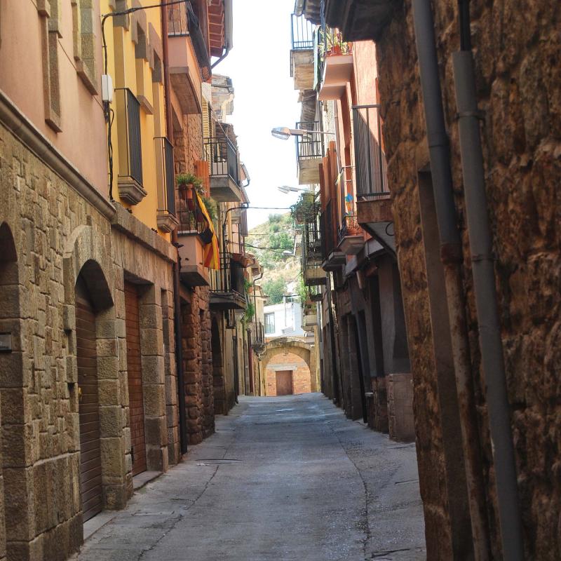 16 de Agost de 2016 Carrer Escots  Sanaüja -  Ramon Sunyer