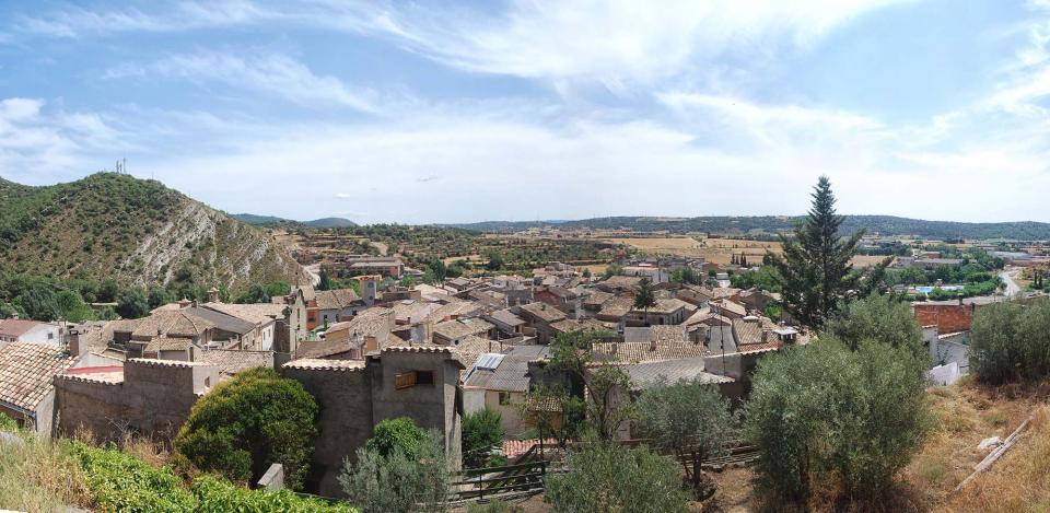 16.8.2016 Vista des del castell  Sanaüja -  Ramon Sunyer