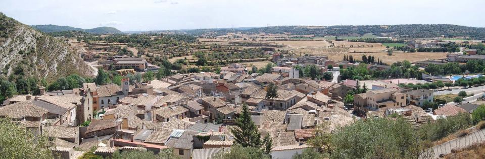 16 de Agost de 2016 Vista des del castell  Sanaüja -  Ramon Sunyer