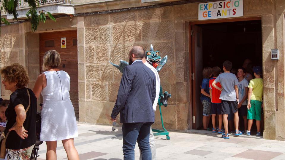 1 de Setembre de 2016 Exposició gegants  Torà -  Ramon Sunyer