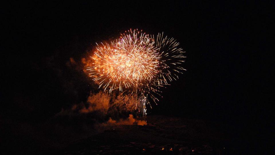 10 de Setembre de 2016 Castell de focs  Sanaüja -  Ramon Sunyer