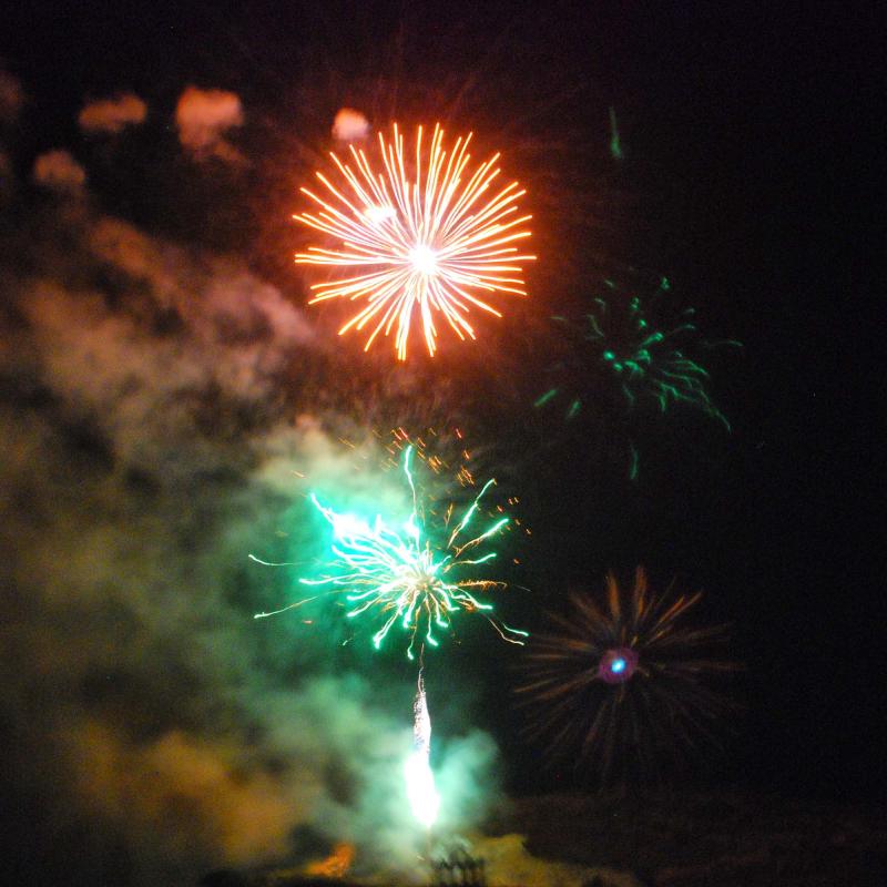 10 de Setembre de 2016 Castell de focs  Sanaüja -  Ramon Sunyer